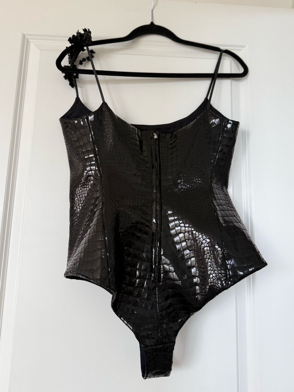 Tory Burch Faux Croc Bodysuit $698 - Picture 14 of 14